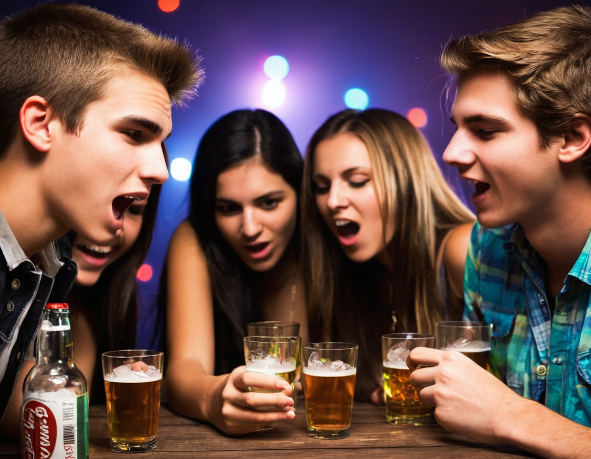 “Under the Influence: Teen Drinking Games Gone Wild – A Peek